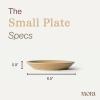 image:imageMORA Small Plates Set of 4 65 inch Ceramic Pottery Dessert Plates  Microwave Oven and Dishwasher Safe  LiquoriceMerrigold