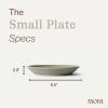 image:imageMORA Small Plates Set of 4 65 inch Ceramic Pottery Dessert Plates  Microwave Oven and Dishwasher Safe  LiquoriceThyme