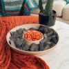 image:imageMora Ceramic Chips and Dip Serving Tray Large Divided Party Bowl Set for Chips amp Salsa Veggies amp Dip Fruit Snacks Entertaining Hosting etc Minimalist Design for the Modern Hostess  ChaiChai