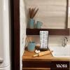 image:imageMora Ceramic Kitchen Utensil Holder  Wooden Spoon amp Spatula Crock for Countertop Modern Farmhouse Home Decor Large 73 Cooking Organizer for Stove Top and Counter  Heavy amp Sturdy  LiquoriceIris