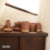 image:imageMora Ceramic Kitchen Utensil Holder  Wooden Spoon amp Spatula Crock for Countertop Modern Farmhouse Home Decor Large 73 Cooking Organizer for Stove Top and Counter  Heavy amp Sturdy  LiquoriceTeracotta