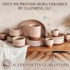 image:imageMora Ceramic Kitchen Utensil Holder  Wooden Spoon amp Spatula Crock for Countertop Modern Farmhouse Home Decor Large 73 Cooking Organizer for Stove Top and Counter  Heavy amp Sturdy  LiquoriceChai