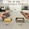 image:imageMora Ceramic TwoinOne Butter Dish with Lid Covered Butter Crock Container to Leave on Countertop  Large Storage KeeperHolder for Kitchen Gifts for Her Butter Tray For Counter  ChaiSesame Milk