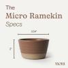 image:imageMora Mini Ramekins Set of 4 8oz Ceramic Pottery Baking Dishes  Microwave Oven and Dishwasher Safe  PeppercornHarvest