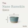 image:imageMora Mini Ramekins Set of 4 8oz Ceramic Pottery Baking Dishes  Microwave Oven and Dishwasher Safe  PeppercornIris