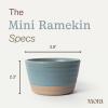 image:imageMora Mini Ramekins Set of 4 8oz Ceramic Pottery Baking Dishes  Microwave Oven and Dishwasher Safe  PeppercornIris