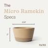 image:imageMora Mini Ramekins Set of 4 8oz Ceramic Pottery Baking Dishes  Microwave Oven and Dishwasher Safe  PeppercornMerrigold