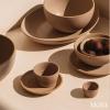image:imageMora Mini Ramekins Set of 4 8oz Ceramic Pottery Baking Dishes  Microwave Oven and Dishwasher Safe  PeppercornMushroom