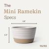image:imageMora Mini Ramekins Set of 4 8oz Ceramic Pottery Baking Dishes  Microwave Oven and Dishwasher Safe  PeppercornOat