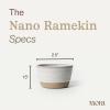 image:imageMora Mini Ramekins Set of 4 8oz Ceramic Pottery Baking Dishes  Microwave Oven and Dishwasher Safe  PeppercornOat