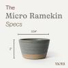 image:imageMora Mini Ramekins Set of 4 8oz Ceramic Pottery Baking Dishes  Microwave Oven and Dishwasher Safe  PeppercornPeppercorn