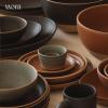 image:imageMora Mini Ramekins Set of 4 8oz Ceramic Pottery Baking Dishes  Microwave Oven and Dishwasher Safe  PeppercornPeppercorn