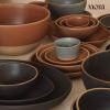 image:imageMora Mini Ramekins Set of 4 8oz Ceramic Pottery Baking Dishes  Microwave Oven and Dishwasher Safe  PeppercornPeppercorn