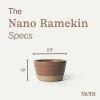 image:imageMora Mini Ramekins Set of 4 8oz Ceramic Pottery Baking Dishes  Microwave Oven and Dishwasher Safe  PeppercornTerracotta