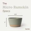 image:imageMora Mini Ramekins Set of 4 8oz Ceramic Pottery Baking Dishes  Microwave Oven and Dishwasher Safe  PeppercornThyme