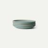 image:imageMORA Large Plates Set of 4 105 inch Ceramic Pottery Dinner Plates  Microwave Oven and Dishwasher Safe  IrisIris