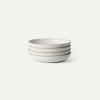 image:imageMORA Medium Dishes Set of 4 30oz Ceramic Pottery Pasta PlateWide Bowls  Microwave Oven and Dishwasher Safe  LiquoriceOat