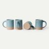 image:imageMORA Medium Mugs Set of 4 16oz Ceramic Pottery Latte MugsCoffee Cups  Microwave and Dishwasher Safe  HarvestIris