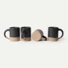 image:imageMORA Medium Mugs Set of 4 16oz Ceramic Pottery Latte MugsCoffee Cups  Microwave and Dishwasher Safe  HarvestLiquorice