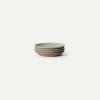 image:imageMORA Small Plates Set of 4 65 inch Ceramic Pottery Dessert Plates  Microwave Oven and Dishwasher Safe  LiquoriceHarvest