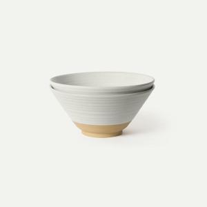 image:imageMORA Ceramic Ramen Bowl Set of 2 45oz  Great for Pho Miso Udon Soup Instant Noodles Serving Thai or Asian Food  Microwave Safe Large Japanese Noodle Bowls Modern Kitchen  MushroomOat