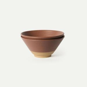 image:imageMORA Ceramic Ramen Bowl Set of 2 45oz  Great for Pho Miso Udon Soup Instant Noodles Serving Thai or Asian Food  Microwave Safe Large Japanese Noodle Bowls Modern Kitchen  MushroomTeracotta