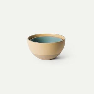 image:imageMORA Mega and Giant Bowls Set of 2 55 and 35 Qt Ceramic Pottery Mixing Bowls  Microwave and Dishwasher Safe  Mushroom amp ThymeMerrigold  Iris