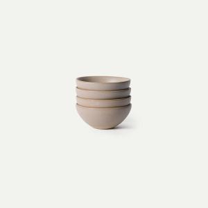 image:imageMORA Small Bowls Set of 4 16oz Ceramic Pottery Dessert Bowls  Microwave Oven and Dishwasher Safe  ThymeMushroom