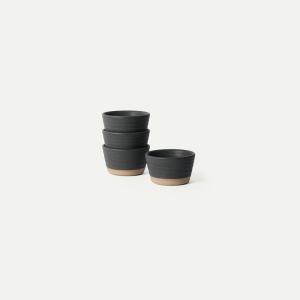 image:imageMora Mini Ramekins Set of 4 8oz Ceramic Pottery Baking Dishes  Microwave Oven and Dishwasher Safe  PeppercornLiquorice