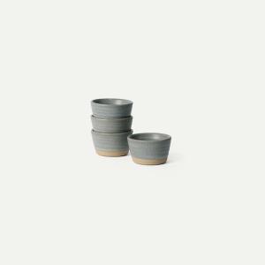image:imageMora Mini Ramekins Set of 4 8oz Ceramic Pottery Baking Dishes  Microwave Oven and Dishwasher Safe  PeppercornPeppercorn