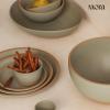image:imageMORA Large Plates Set of 4 105 inch Ceramic Pottery Dinner Plates  Microwave Oven and Dishwasher Safe  TerracottaThyme