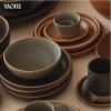 image:imageMORA Medium Bowls Set of 4 28oz Ceramic Pottery Everyday Bowls  Microwave Oven and Dishwasher Safe  TerracottaHarvest