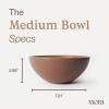 image:imageMORA Medium Bowls Set of 4 28oz Ceramic Pottery Everyday Bowls  Microwave Oven and Dishwasher Safe  TerracottaHarvest