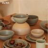 image:imageMORA Medium Bowls Set of 4 28oz Ceramic Pottery Everyday Bowls  Microwave Oven and Dishwasher Safe  TerracottaHarvest