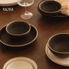 image:imageMORA Small Bowls Set of 4 16oz Ceramic Pottery Dessert Bowls  Microwave Oven and Dishwasher Safe  HarvestLiquorice