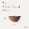 image:imageMORA Small Bowls Set of 4 16oz Ceramic Pottery Dessert Bowls  Microwave Oven and Dishwasher Safe  HarvestTerracotta