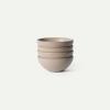 image:imageMORA Medium Bowls Set of 4 28oz Ceramic Pottery Everyday Bowls  Microwave Oven and Dishwasher Safe  TerracottaMushroom
