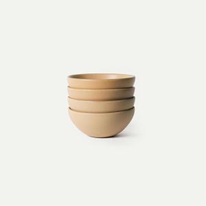 image:imageMORA Medium Bowls Set of 4 28oz Ceramic Pottery Everyday Bowls  Microwave Oven and Dishwasher Safe  TerracottaMerrigold