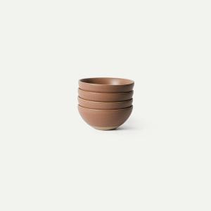 image:imageMORA Small Bowls Set of 4 16oz Ceramic Pottery Dessert Bowls  Microwave Oven and Dishwasher Safe  HarvestTerracotta
