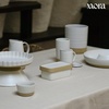 image:imageMora Ceramic TwoinOne Butter Dish with Lid Covered Butter Crock Container to Leave on Countertop  Large Storage KeeperHolder for Kitchen Gifts for Her Butter Tray For Counter  IrisOat