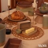 image:imageMora Ceramic TwoinOne Butter Dish with Lid Covered Butter Crock Container to Leave on Countertop  Large Storage KeeperHolder for Kitchen Gifts for Her Butter Tray For Counter  IrisMushroom