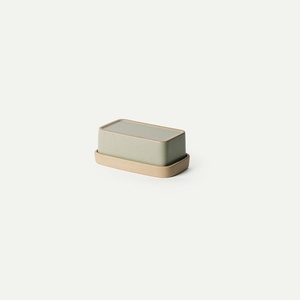 image:imageMora Ceramic TwoinOne Butter Dish with Lid Covered Butter Crock Container to Leave on Countertop  Large Storage KeeperHolder for Kitchen Gifts for Her Butter Tray For Counter  IrisThyme