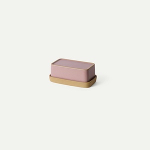 image:imageMora Ceramic TwoinOne Butter Dish with Lid Covered Butter Crock Container to Leave on Countertop  Large Storage KeeperHolder for Kitchen Gifts for Her Butter Tray For Counter  IrisDawn