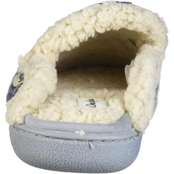 Dearfoams Women's Erin Fairisle Knit Extended Tab Scuff Slipper