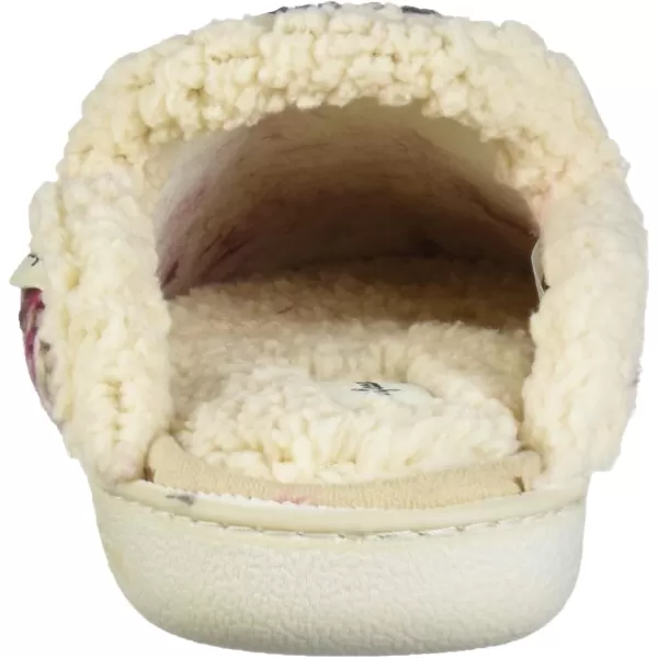 Dearfoams Women's Erin Fairisle Knit Extended Tab Scuff Slipper