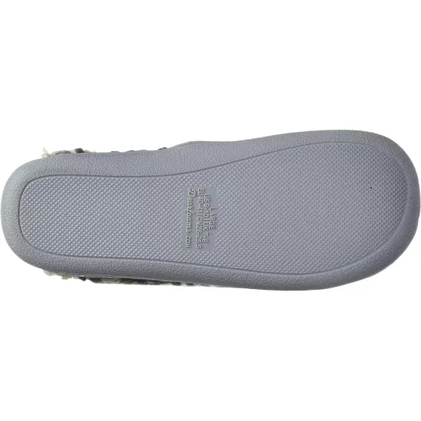 Dearfoams Women's Erin Fairisle Knit Extended Tab Scuff Slipper