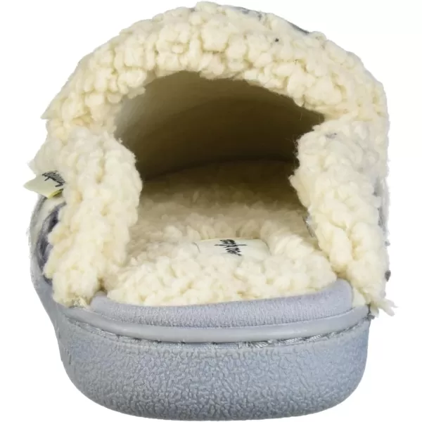 Dearfoams Women's Erin Fairisle Knit Extended Tab Scuff Slipper