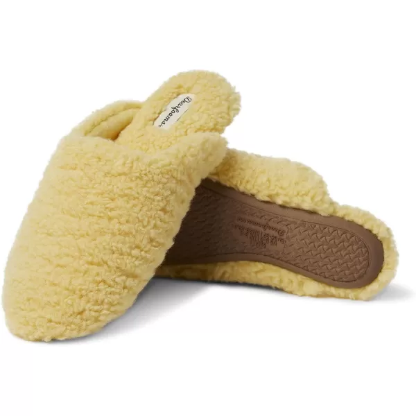 Dearfoams Women's Maya Teddy Scuff Slipper