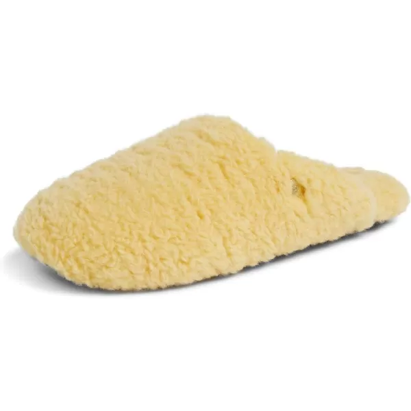 Dearfoams Women's Maya Teddy Scuff Slipper