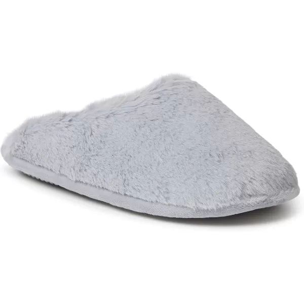 Dearfoams Women's Bailey Plush Furry Scuff Slipper